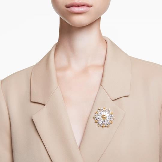 MarkasızIDYLLIA:PEND LONG BROOCH YEL/RHS---