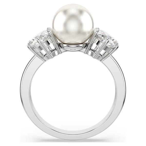 MarkasızMATRIX:RING 8MM PEARL WHITE/RHS 55---