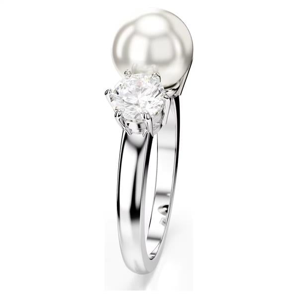 MarkasızMATRIX:RING 8MM PEARL WHITE/RHS 55---
