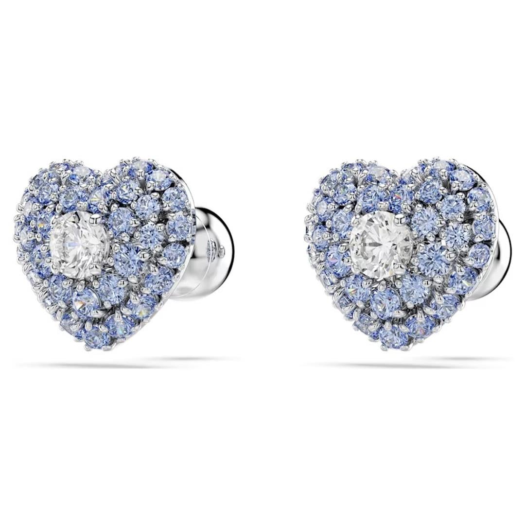 MarkasızSwarovski Hyperboala Kalp Şekilli Taşlı Kadın Küpe