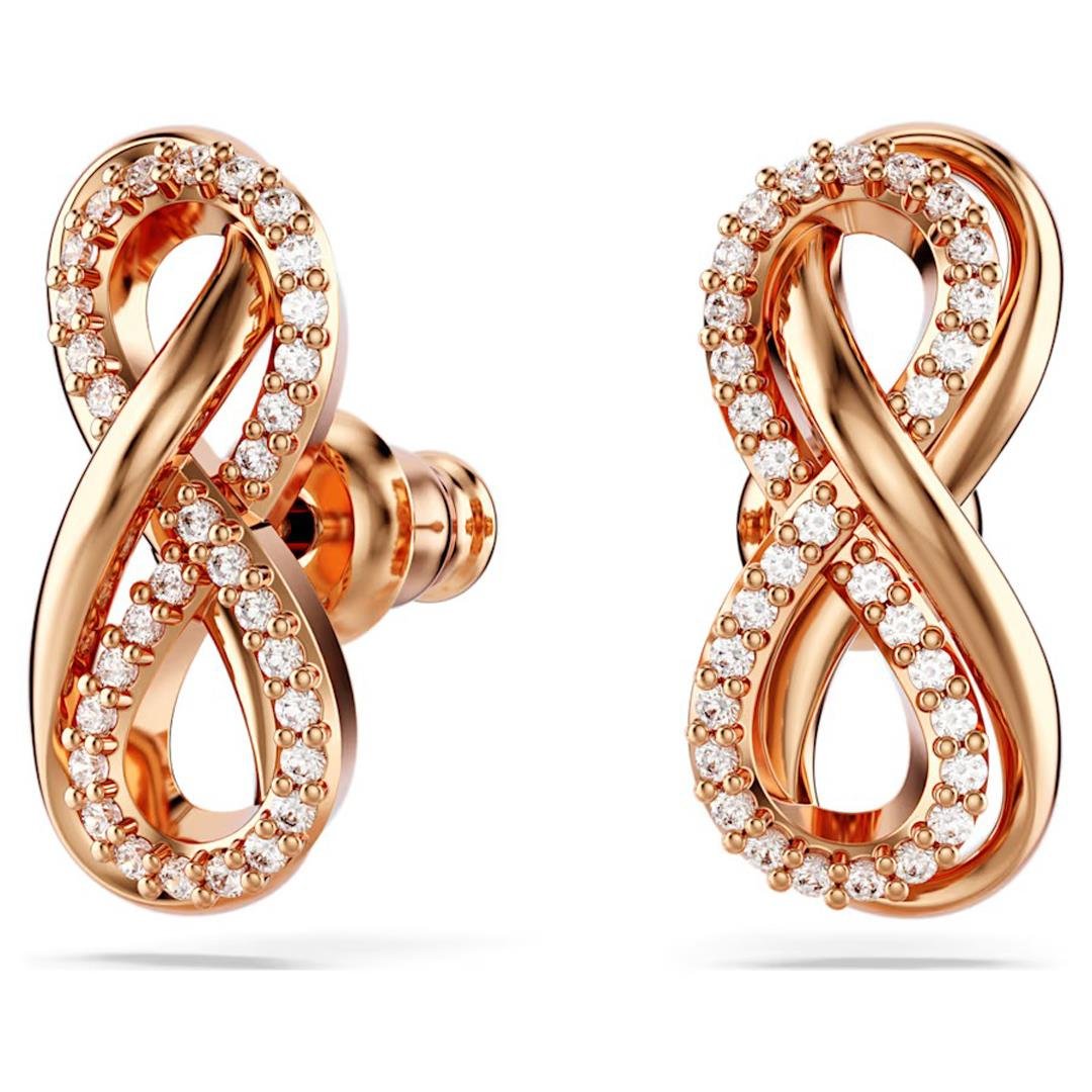 MarkasızSwarovski Hyperboala Rose Sonsuzluk Taşlı Kadın Küpe
