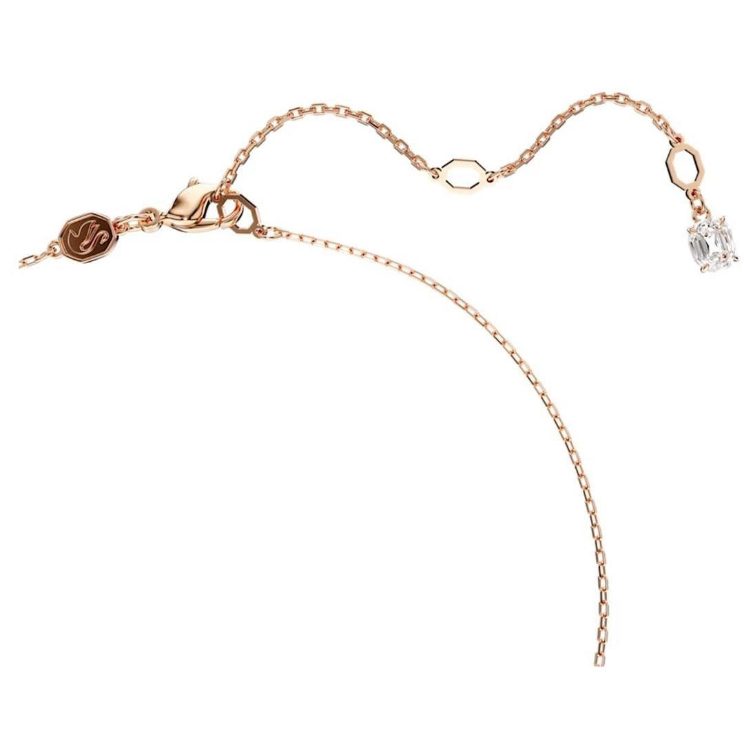 MarkasızSwarovski Hyperboala Sonsuzluk Taşlı Rose Kadın Kolye