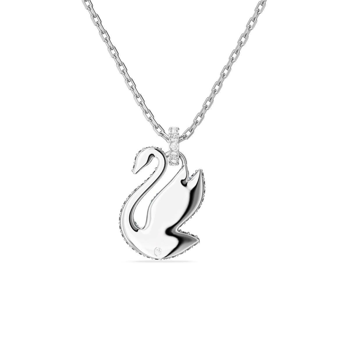 MarkasızSwarovski Iconic Swan Mavi Kuğu KAdın Kolye