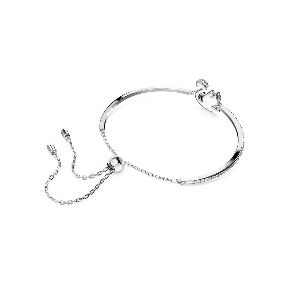 MarkasızSwarovski Iconic Swan Mavi Kuğu Kadın Bileklik