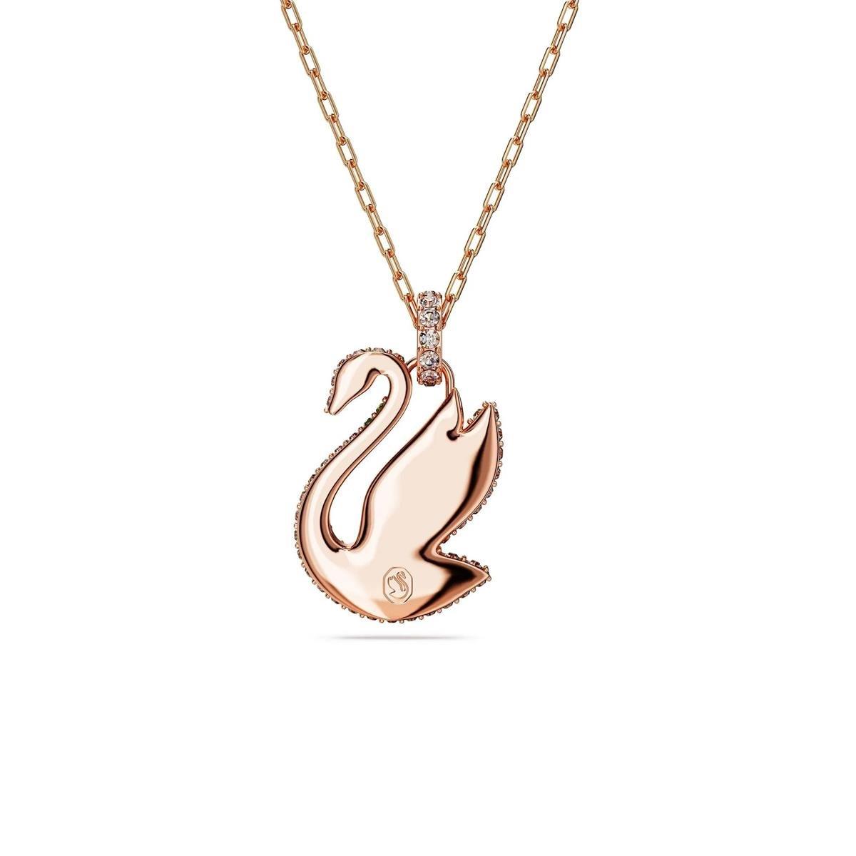 MarkasızSwarovski Iconic Swan Yeşil Kadın Kuğu Kolye