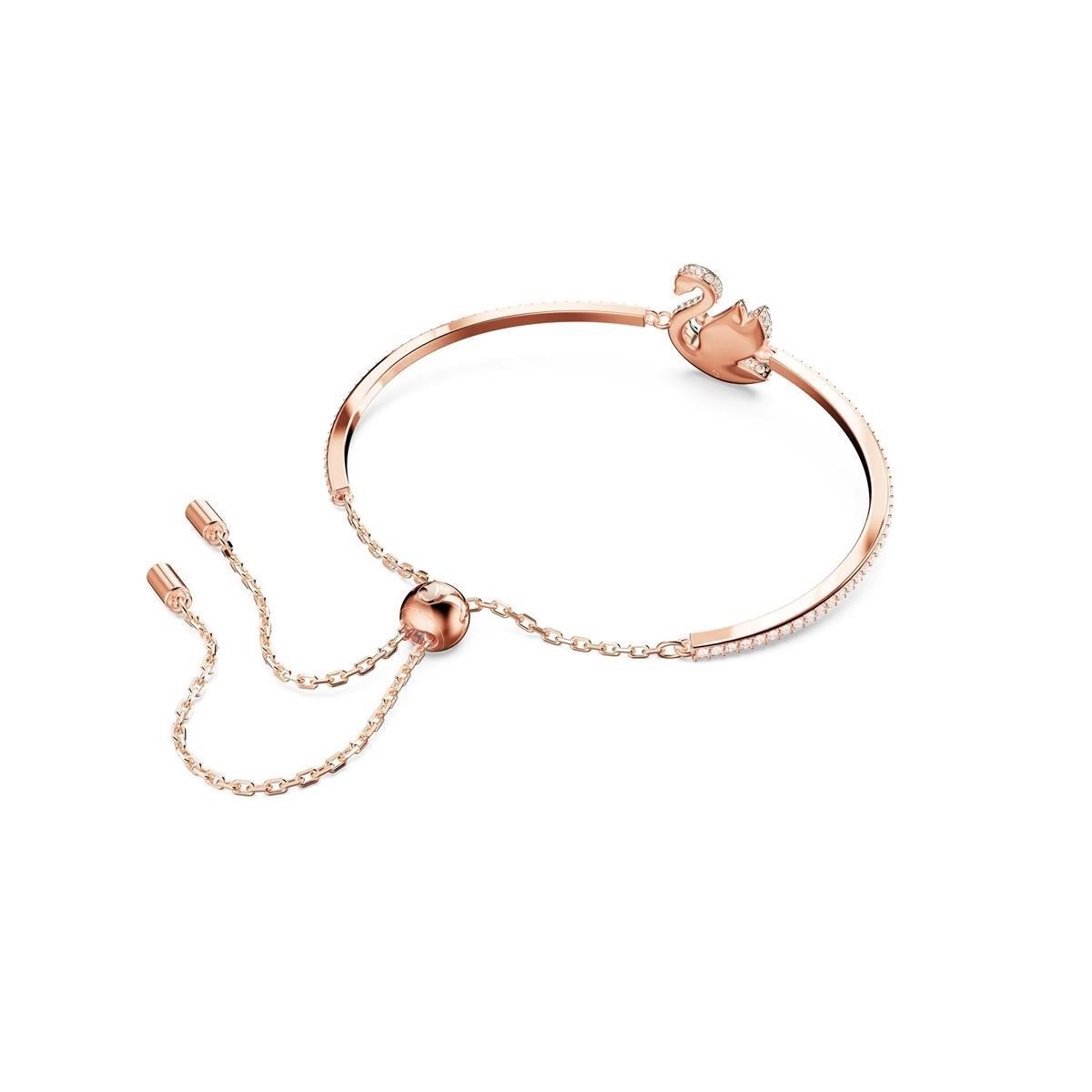 MarkasızSwarovski Iconic Swan Yeşil Kuğu Kadın Bileklik
