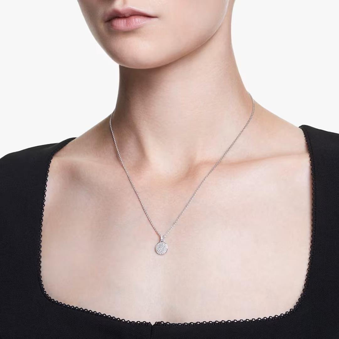 MarkasızSwarovski Meteora Taşlı Gümüş Renk Kadın Kolye