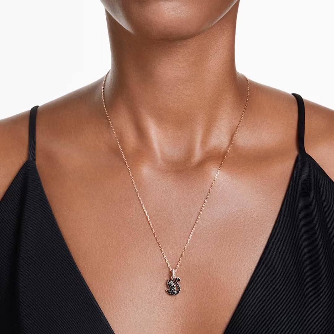 MarkasızSwarovski Swan Kuğu Kadın Kolye