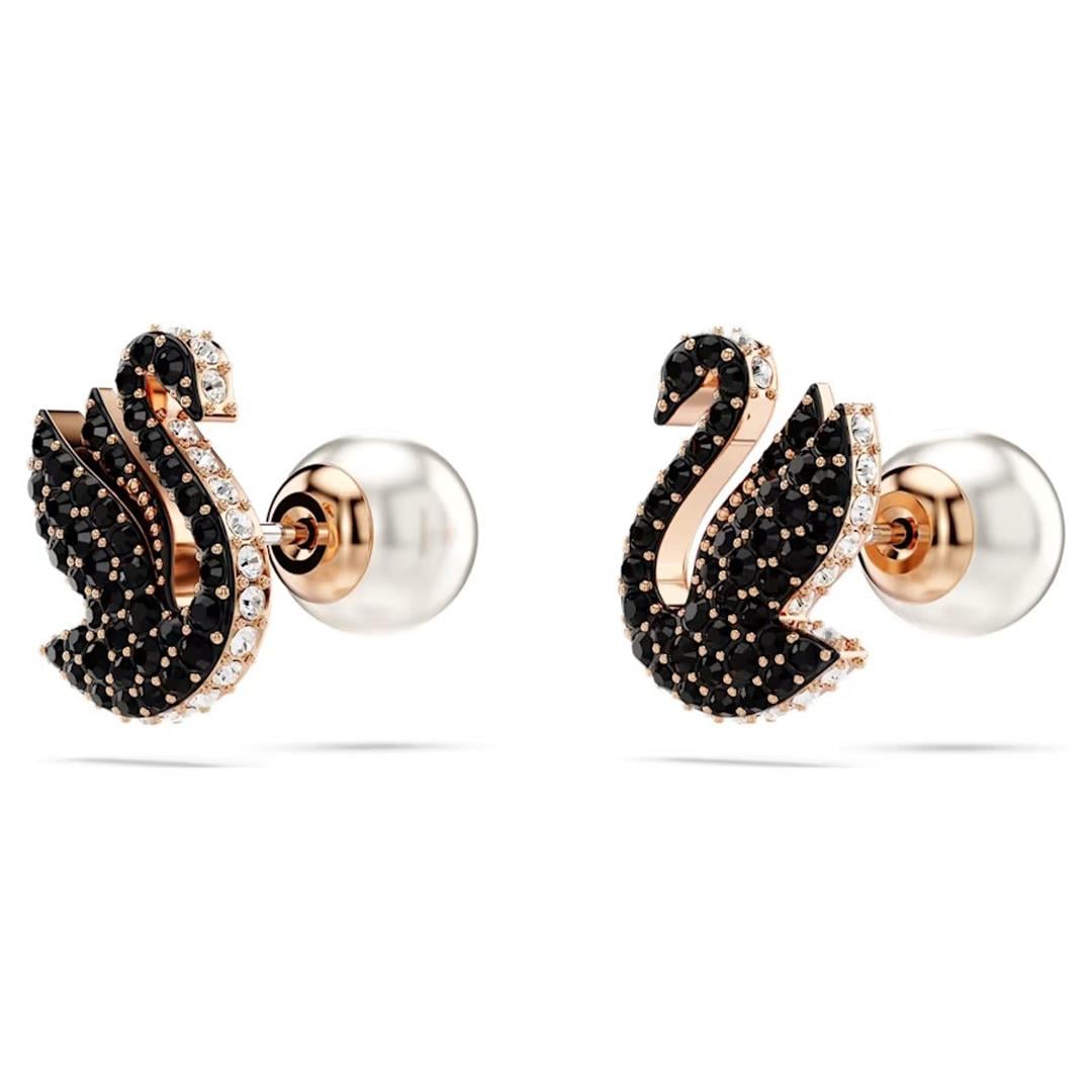 MarkasızSwarovski Swan Kuğu Şekilli Taşlı Kadın Küpe