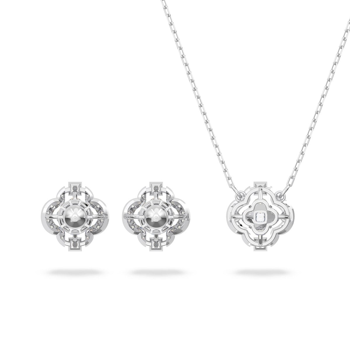 Sparkling Dance Set Yonca Beyaz Rodyum Kaplama