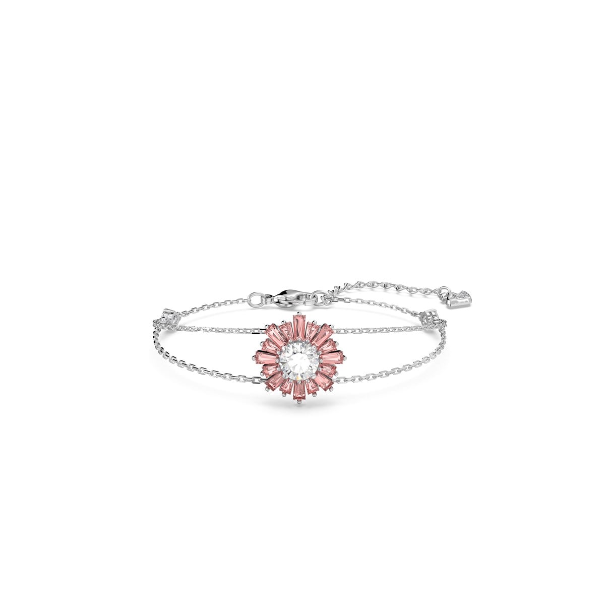 Sunshine Bileklik Pembe Kristal Rodyum Kaplama
