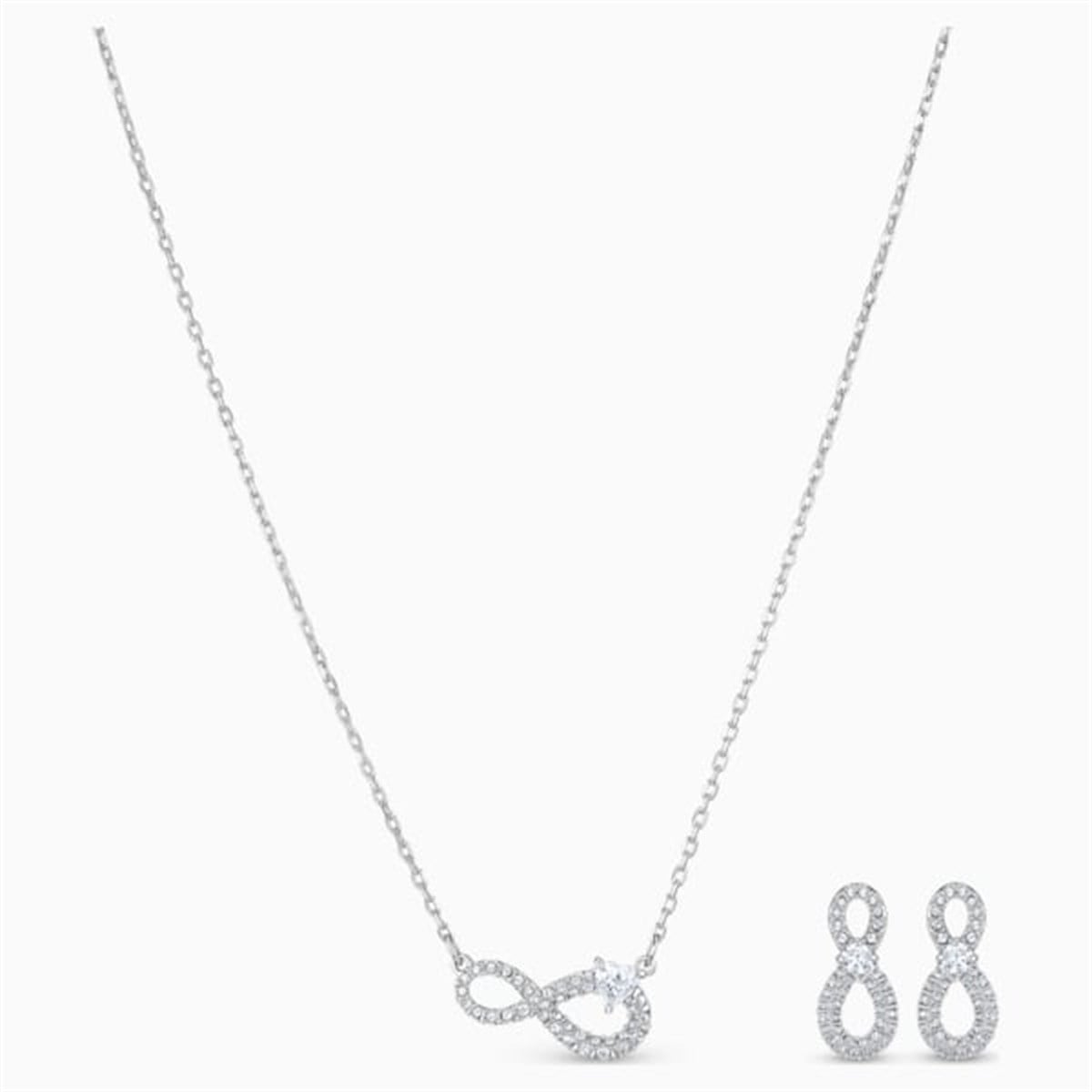 SWA INFINITY:SET BEYAZ, RODYUM KAPLAMA