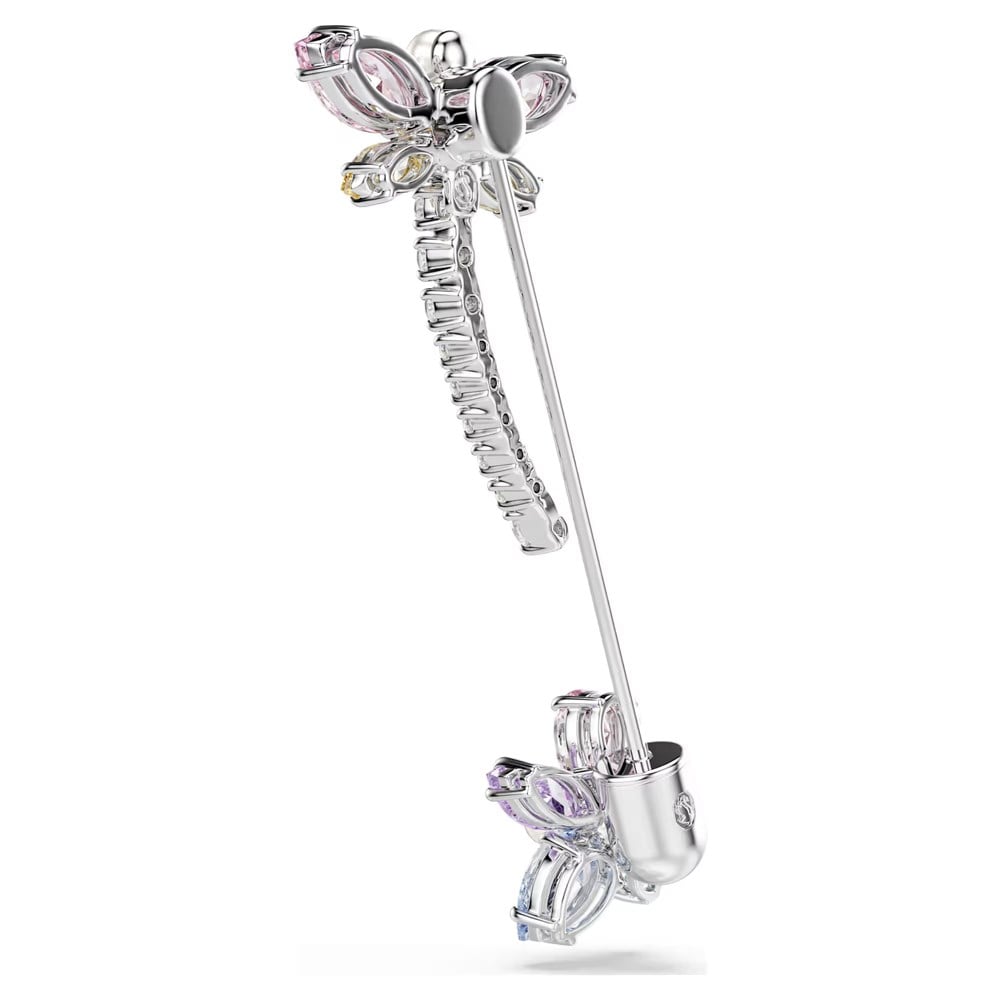 SwarovskiAriana Grande x Swarovski Broş Karışık kesimler, Yusufçuk, Çok renkli, Rodyum kaplama
