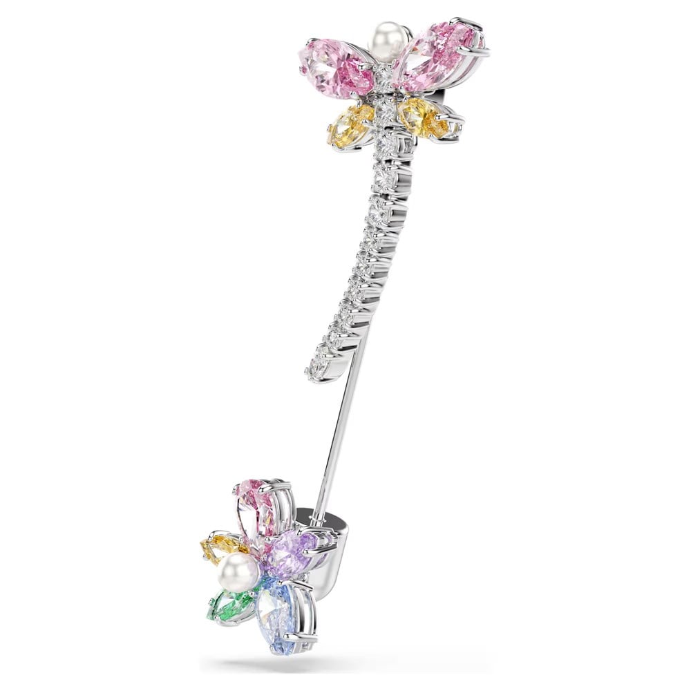SwarovskiAriana Grande x Swarovski Broş Karışık kesimler, Yusufçuk, Çok renkli, Rodyum kaplama