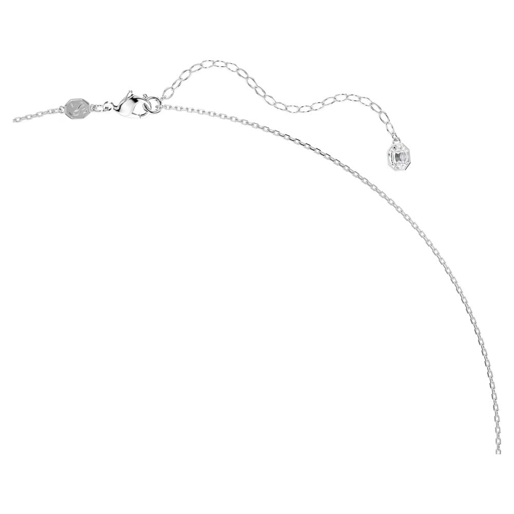 SwarovskiAriana Grande x Swarovski Kolye ve broş Kristal inci, Karışık kesimler, Yusufçuk, Beyaz, Rodyum kaplama