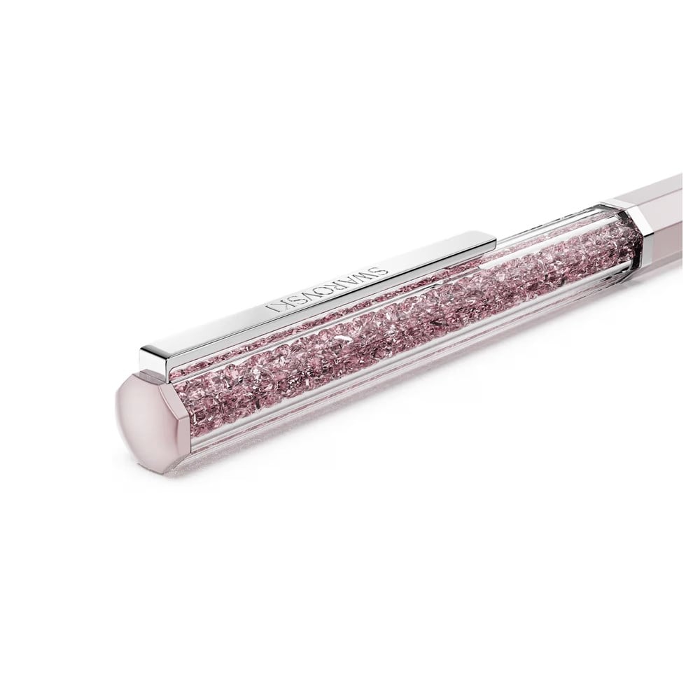 SwarovskiCrystalline Tükenmez Kalem Pembe lakeli, krom kaplama
