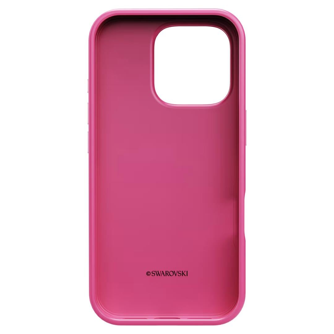 SwarovskiHigh Akıllı Telefon Kılıfı Kristal baskı motifi, iPhone® 16 Pro, Pembe