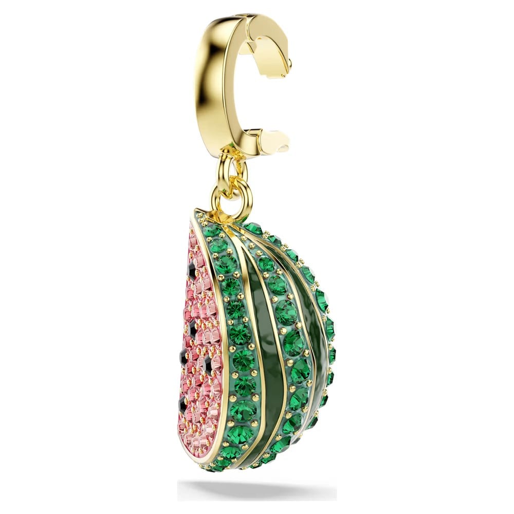 SwarovskiIdyllia Charm Karışık kesimler, Karpuz, Çok renkli, 18k altın rengi yüzey