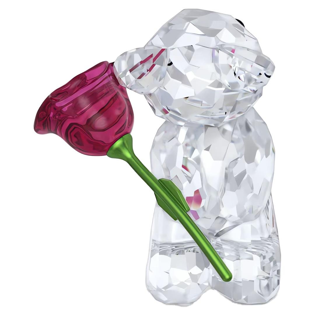 SwarovskiKris Ayıcık Sevgili Dolu Bir Gül