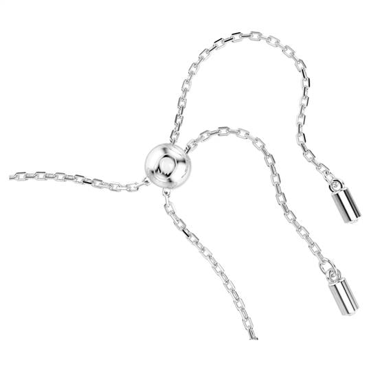 ÜnçerlerAriana Grande x Swarovski Kristal inci, Yuvarlak kesim, Beyaz, Rodyum kaplama Bileklik M