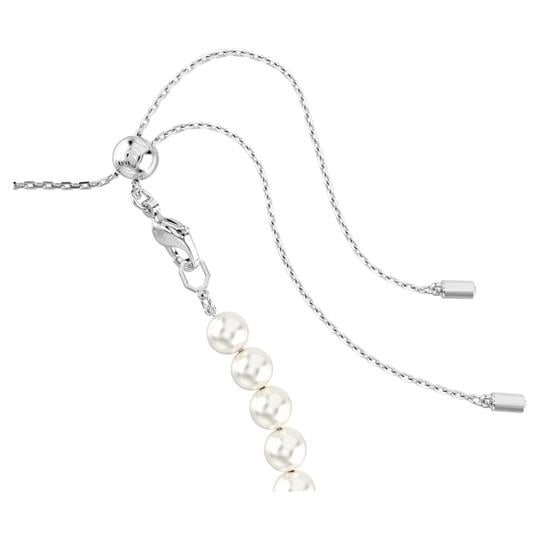 ÜnçerlerAriana Grande x Swarovski Tennis gerdanlık Karışık kesimler, Kalp, Beyaz, Rodyum kaplama