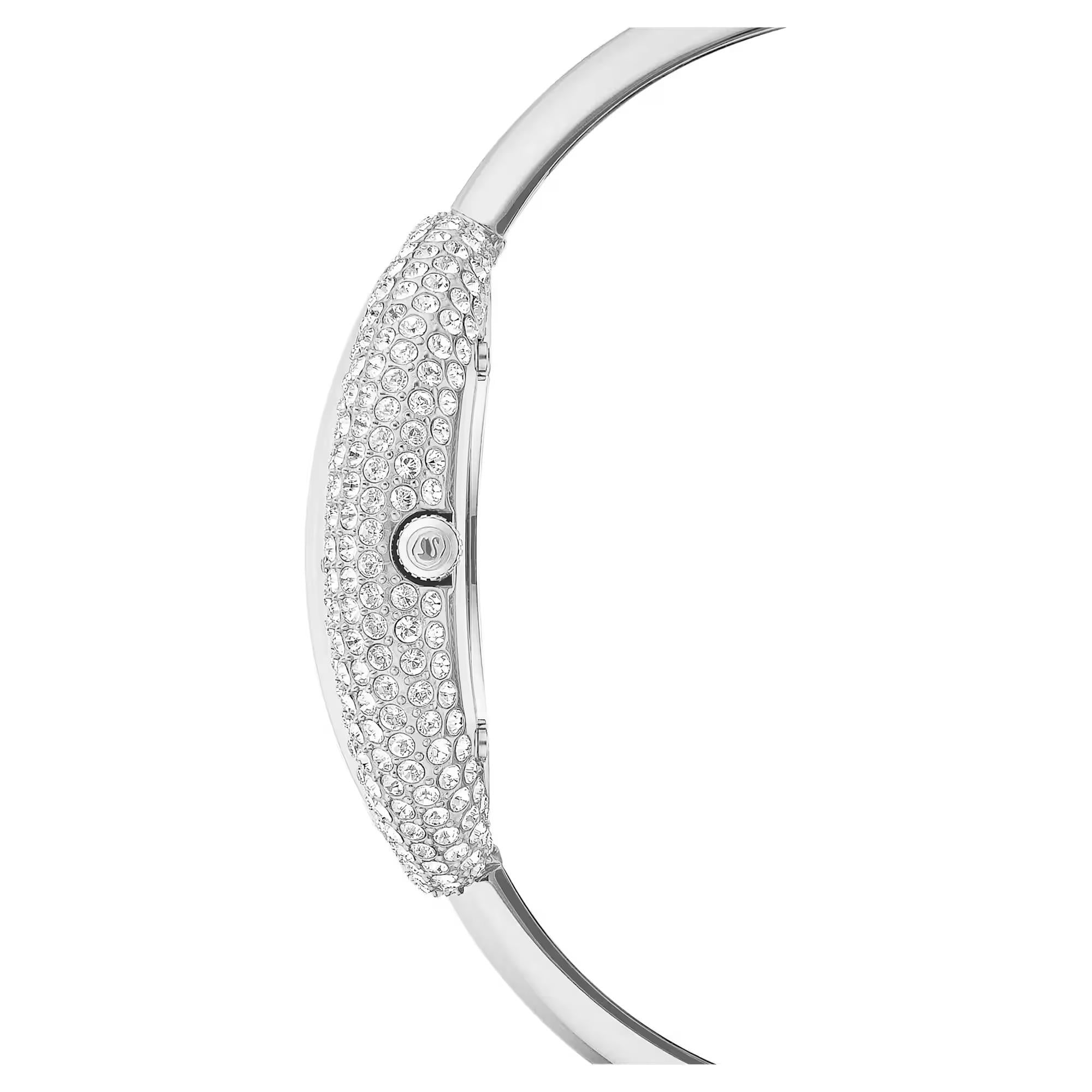 ÜnçerlerImber bangle Saat İsviçre Üretimi, Metal bileklik, Gümüş Rengi, Paslanmaz çelik