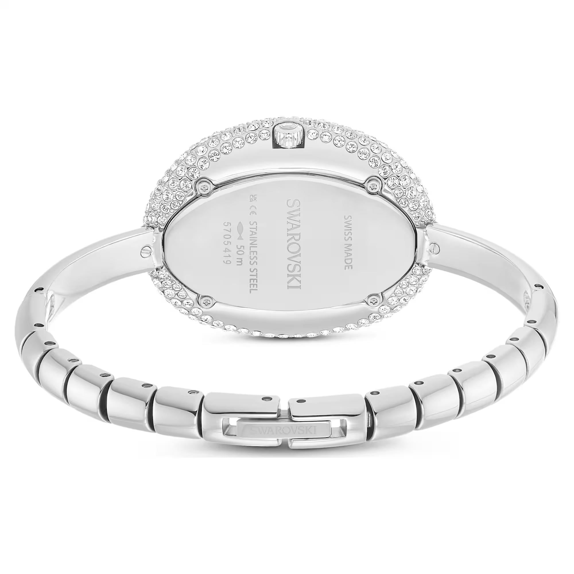 ÜnçerlerImber bangle Saat İsviçre Üretimi, Metal bileklik, Gümüş Rengi, Paslanmaz çelik