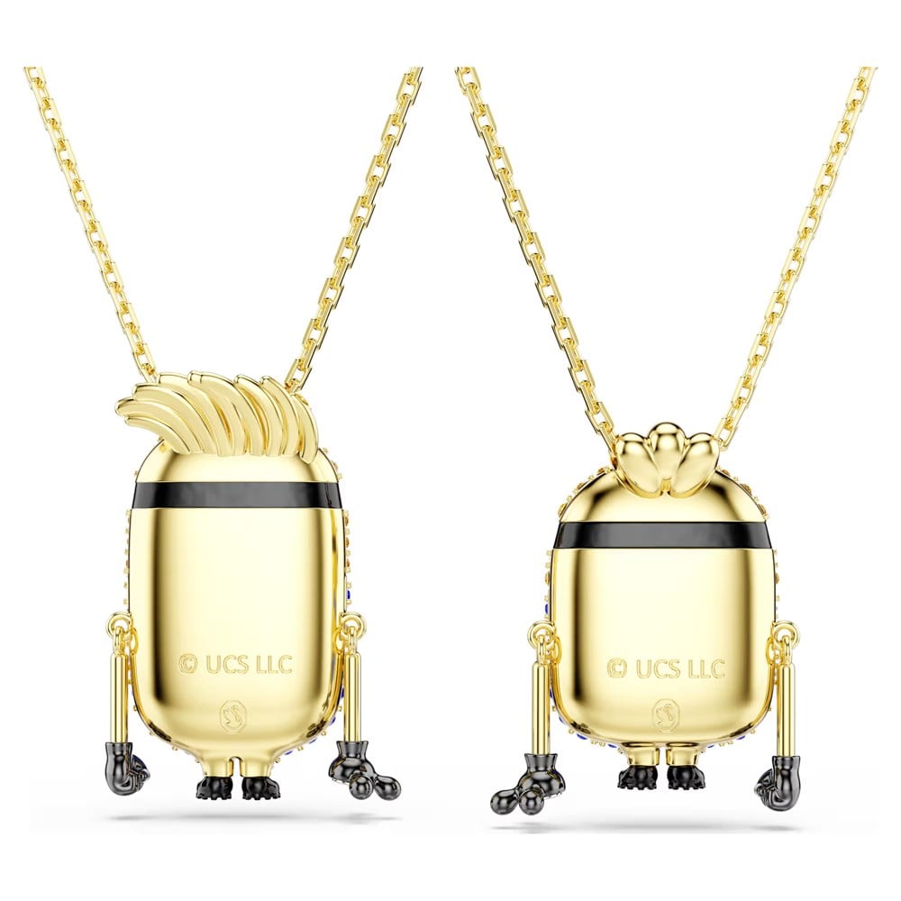 ÜnçerlerMinions James and Henry Set Pavé, Çok renkli, 18k altın rengi yüzey