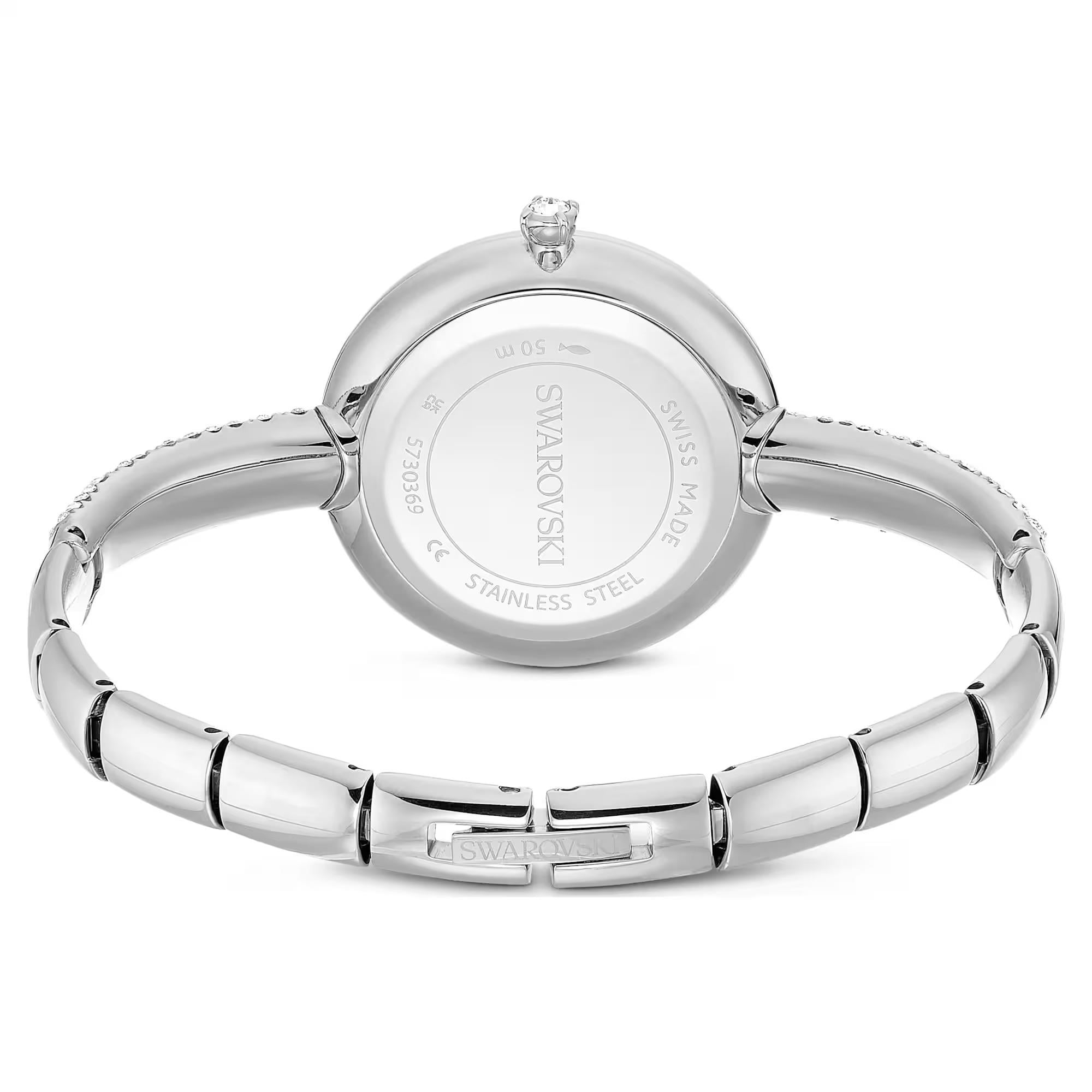ÜnçerlerSublima bangle Saat İsviçre Üretimi, Metal bileklik, Gümüş Rengi, Paslanmaz çelik