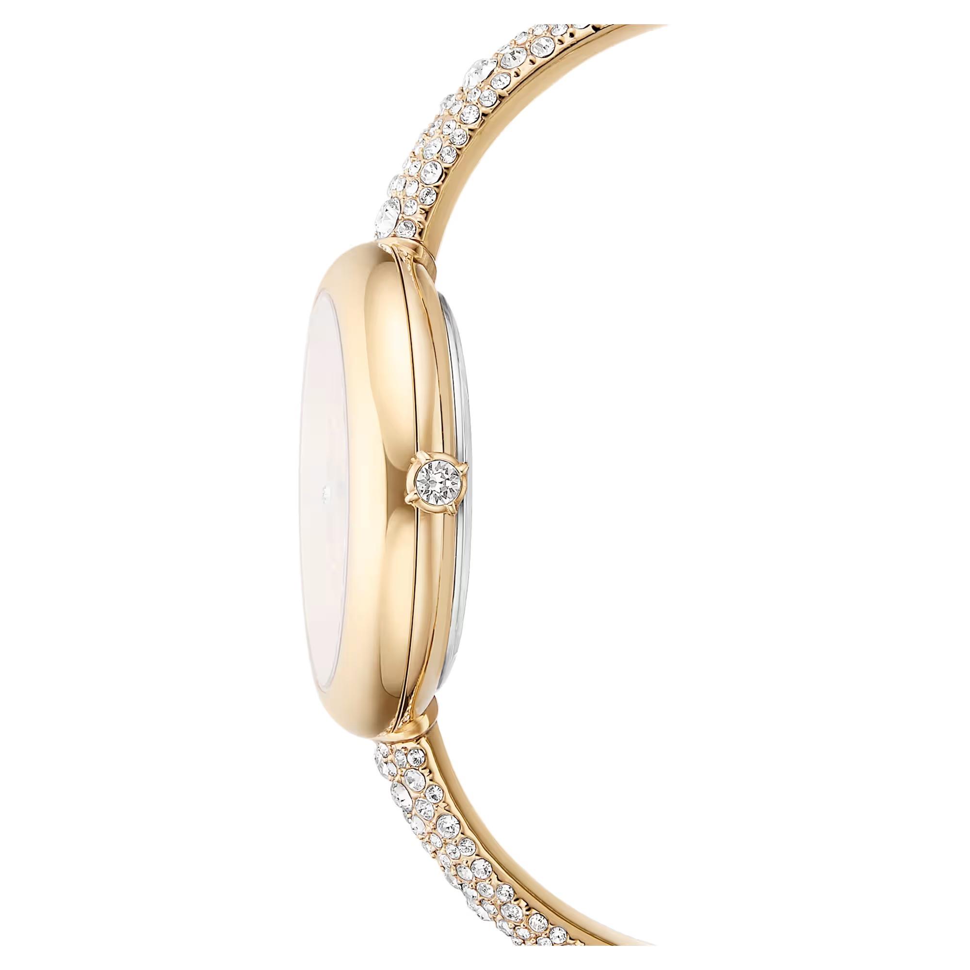 ÜnçerlerSublima bangle Saat İsviçre Üretimi, Metal bileklik, Altın Rengi, Şampanya altın rengi yüzey