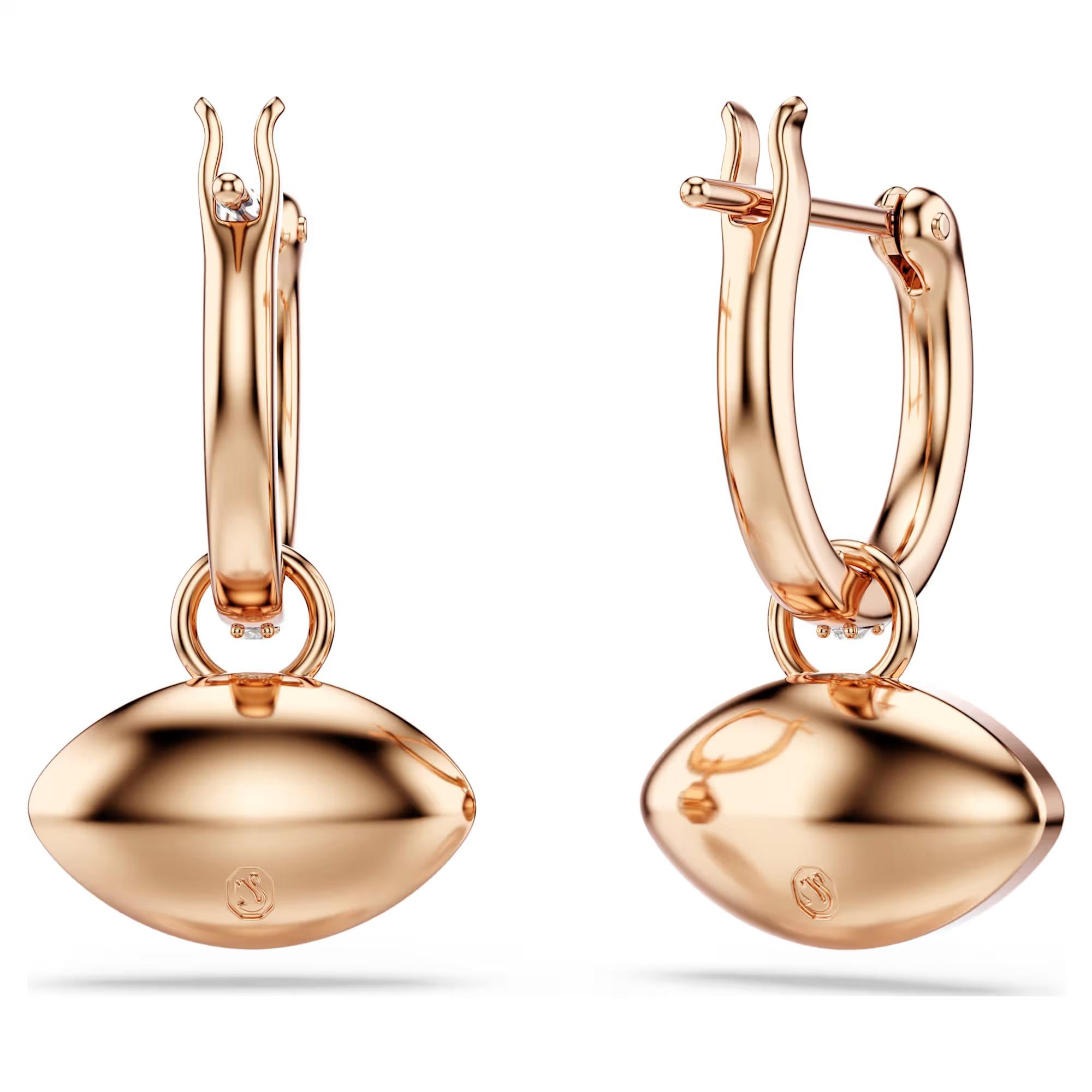 ÜnçerlerSymbolica damla küpeler Göz, Çok renkli, Pembe altın rengi kaplama