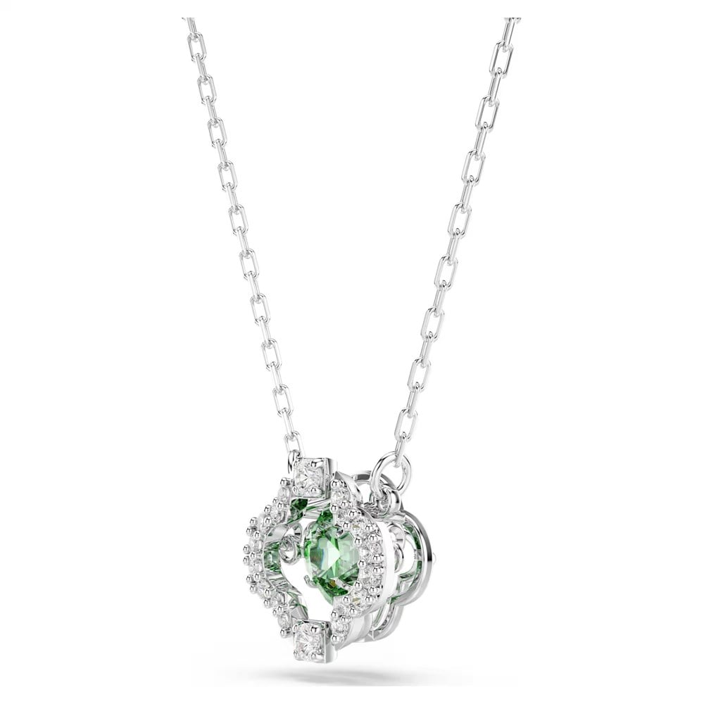 ÜnçerlerUna Angelic Kolye Karışık kesimler, Yeşil, Rodyum kaplama