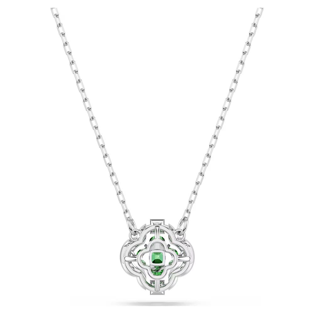 ÜnçerlerUna Angelic Kolye Karışık kesimler, Yeşil, Rodyum kaplama
