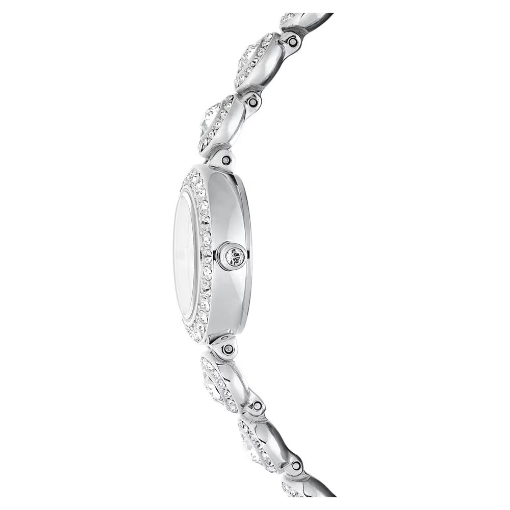 ÜnçerlerUna Angelic Saat Kristal bileklik, Gümüş Rengi, Paslanmaz çelik