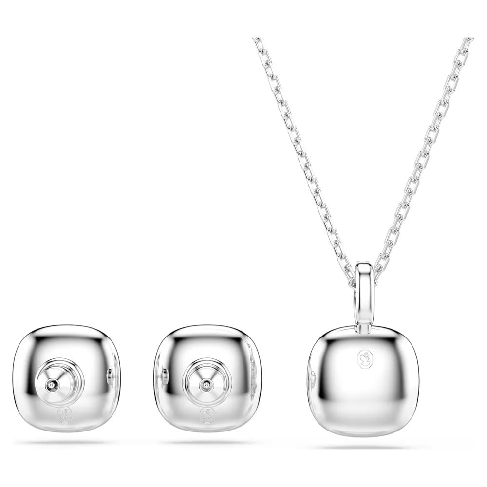 ÜnçerlerUna Angelic Set Yastık kesim, Beyaz, Rodyum kaplama