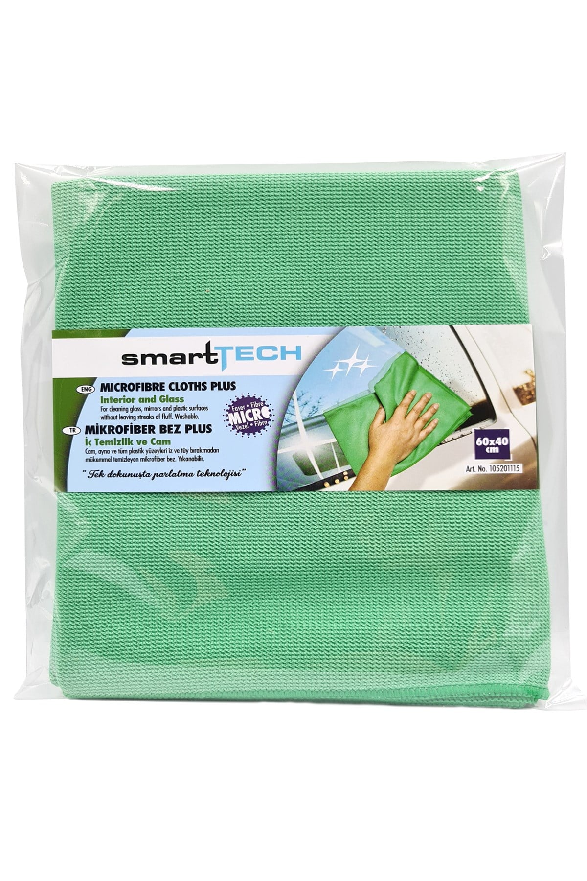 Smart Tech Mikrofiber Bez(İç Temizlik ve Cam)Tekli | Smart Tech