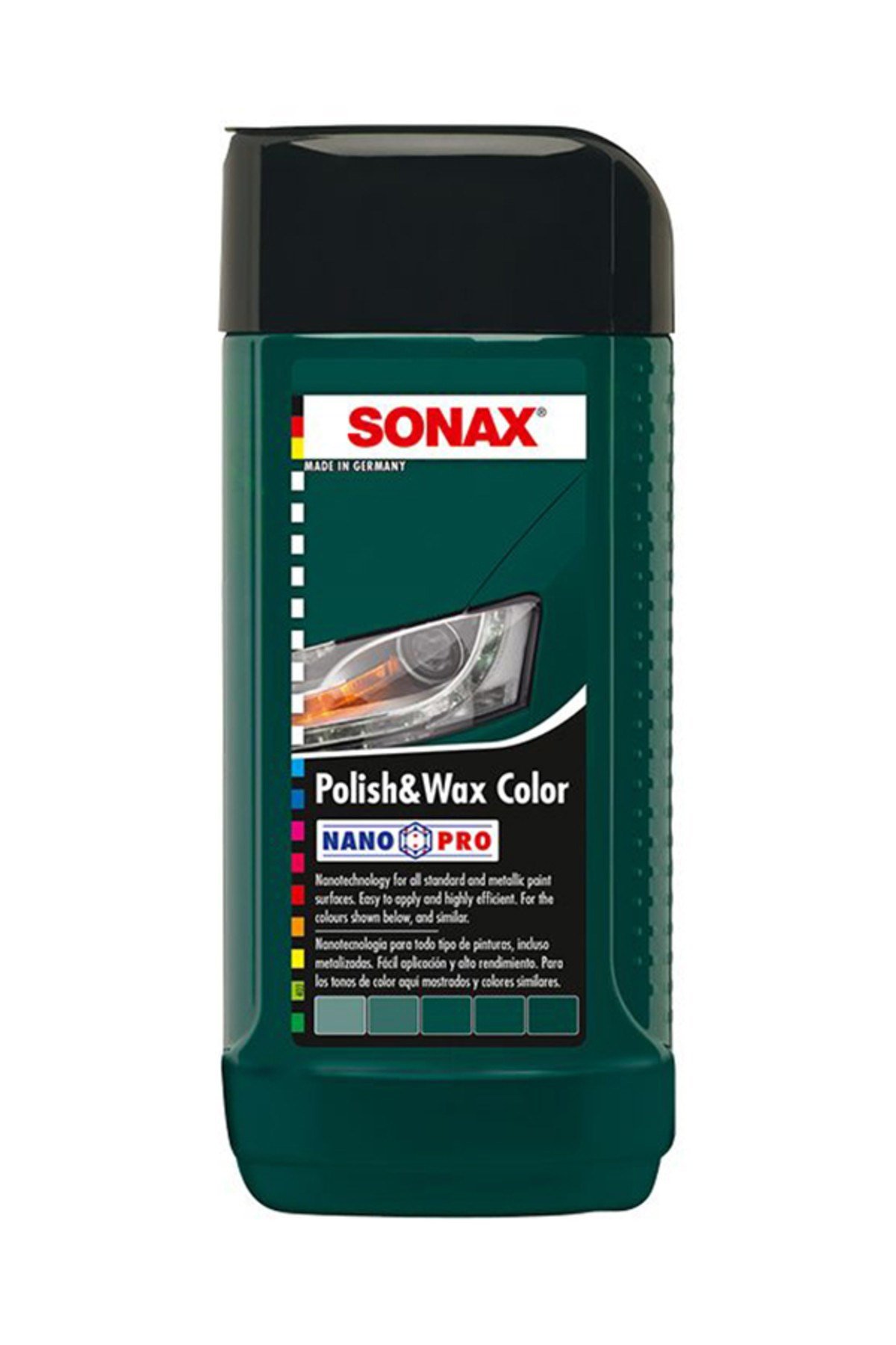 Sonax Renkli Nano Parlat.ve Koru.Cila Yeşil 250 ml
