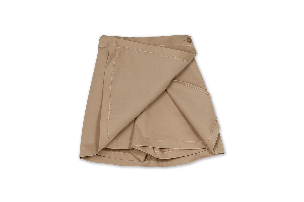 Kalamış İlk Öğ. Okulu Bej Kanvas Short Etek