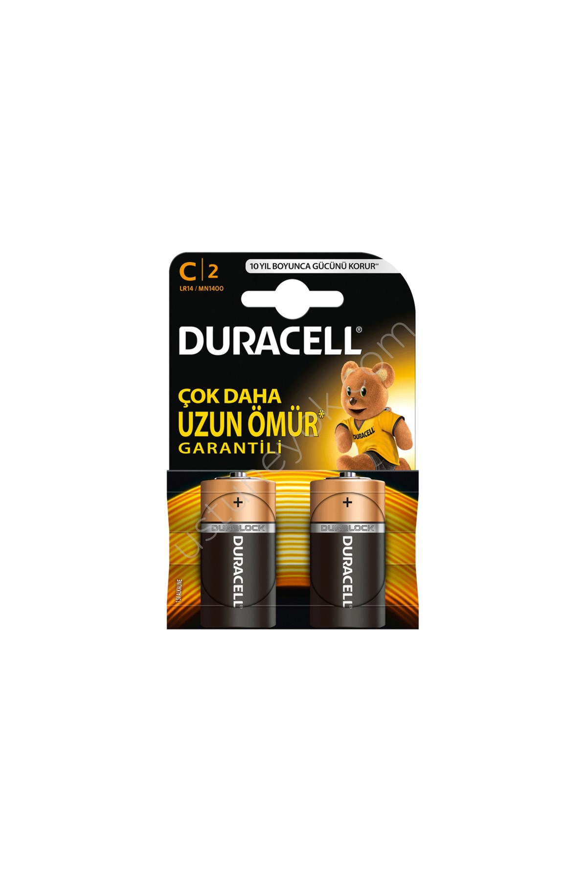 Duracell Alkalin C Boy Orta Pil 2'li Paket