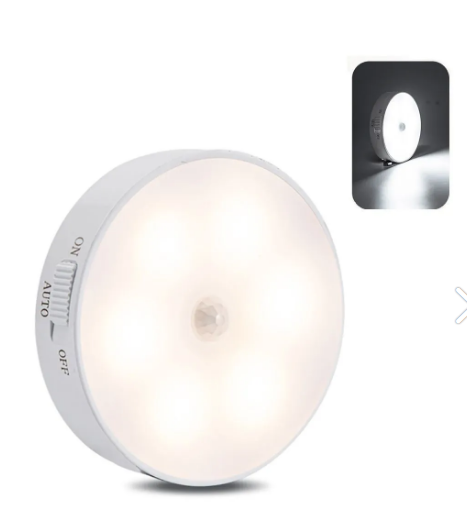 F.B.I F-49 8 LED Hareket Sensörlü USB Şarjlı Lamba - Beyaz Işık