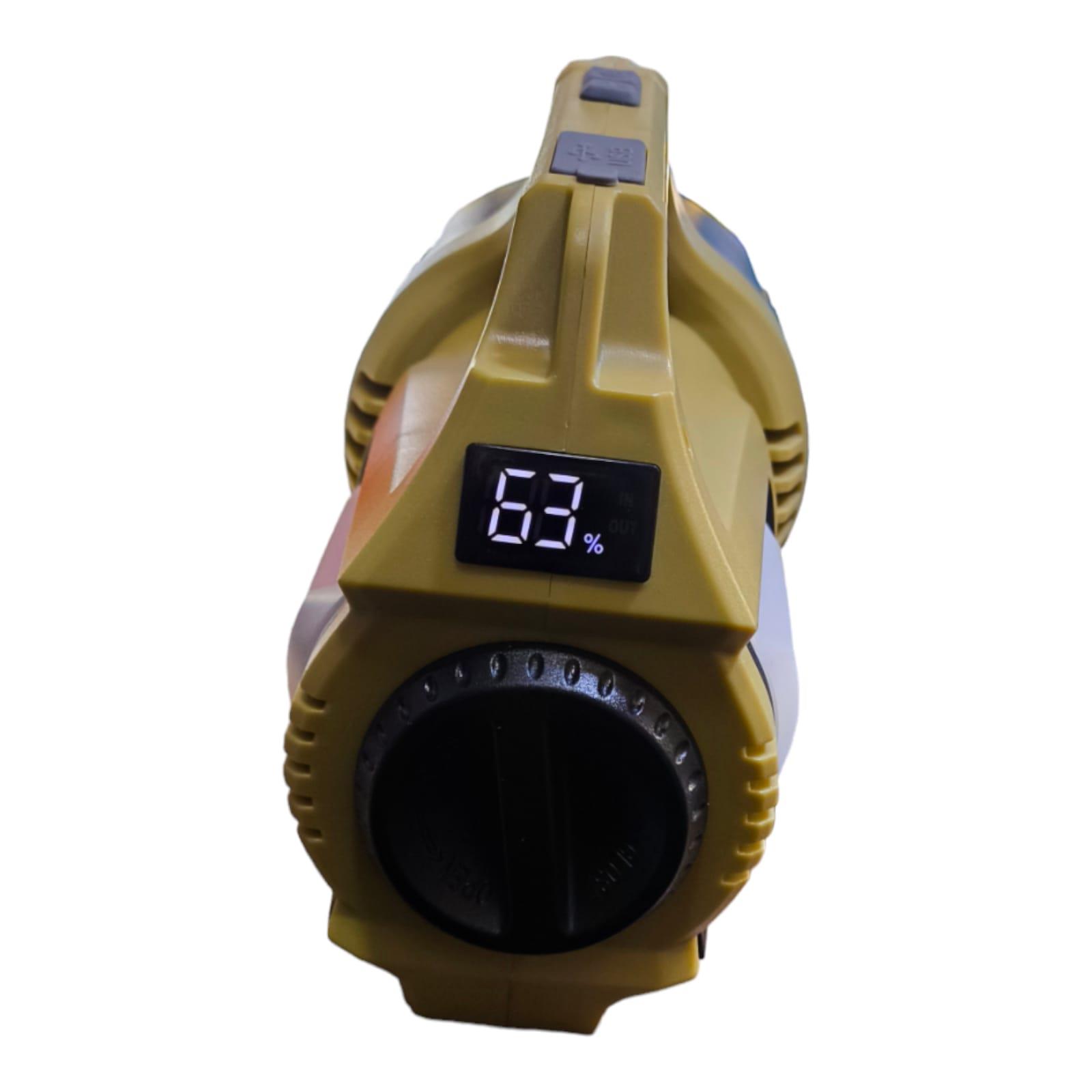 F.B.I T-100 | Çok Fonksiyonlu Işıldaklı El Feneri (4*18650 Pil Dahil)