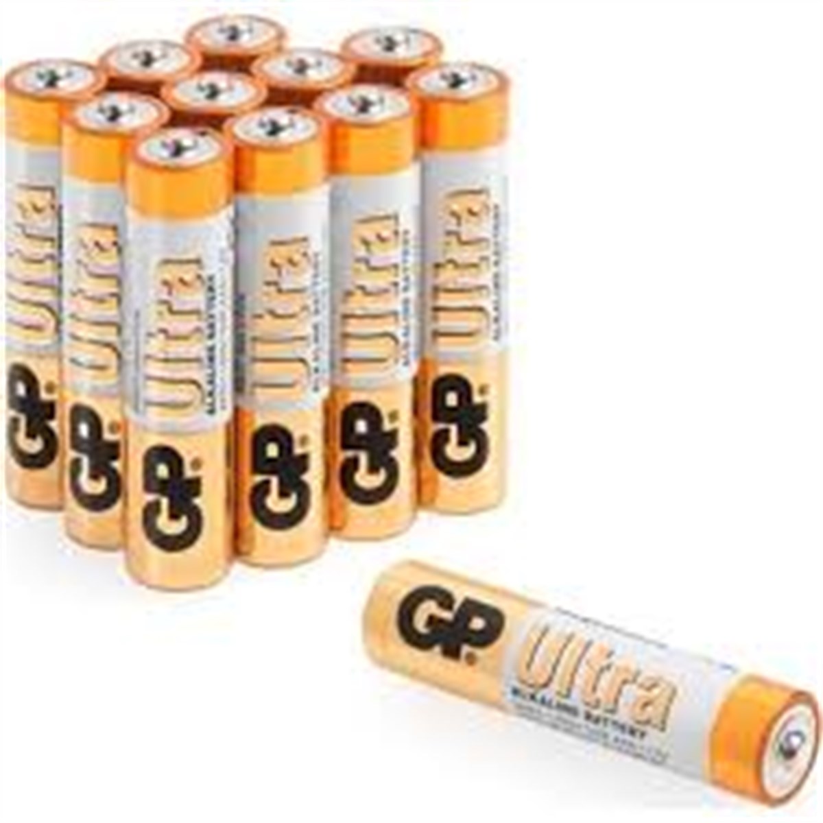 GP ULTRA Alkalin LR03 AAA İnce Kalem Pil (12Li Ambalaj