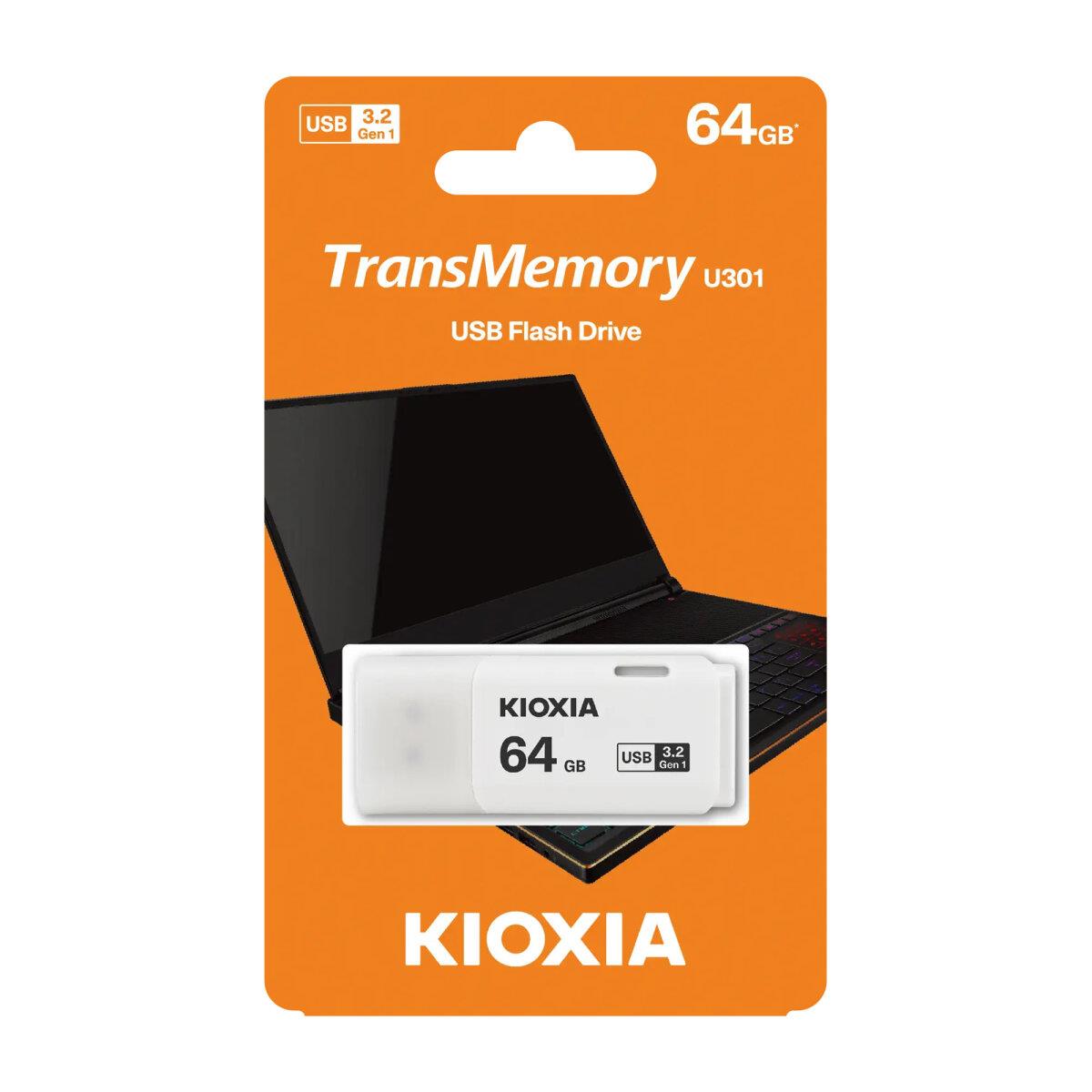 KIOXIA TRANSMEMORY 64 GB USB 3.2 BELLEK