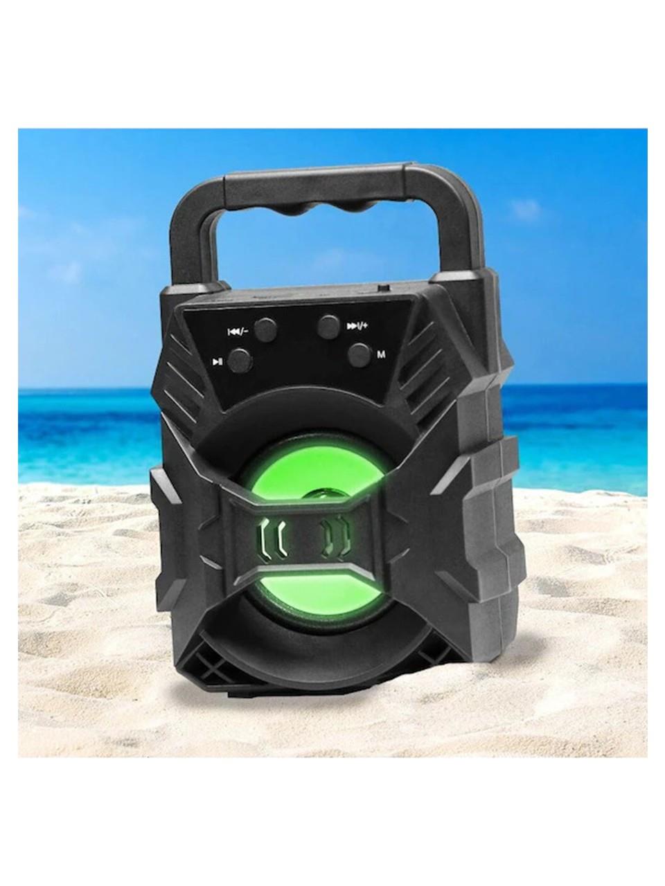 Kts-1057 Işıklı Bluetooth Hoparlör Ses  Yüksek Ses  