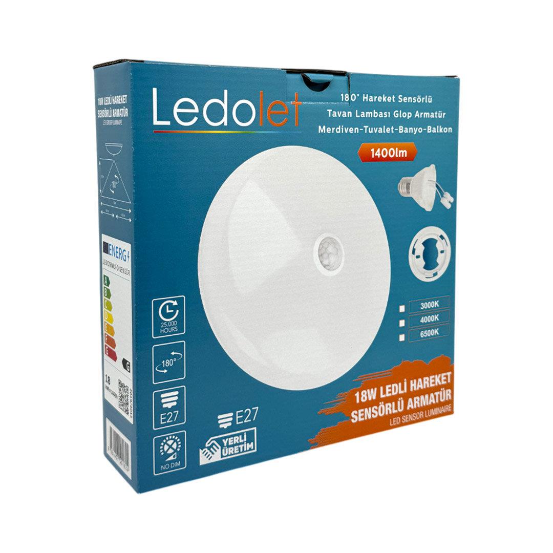 LEDOLET 18W SENSÖRLÜ UFO LAMBA