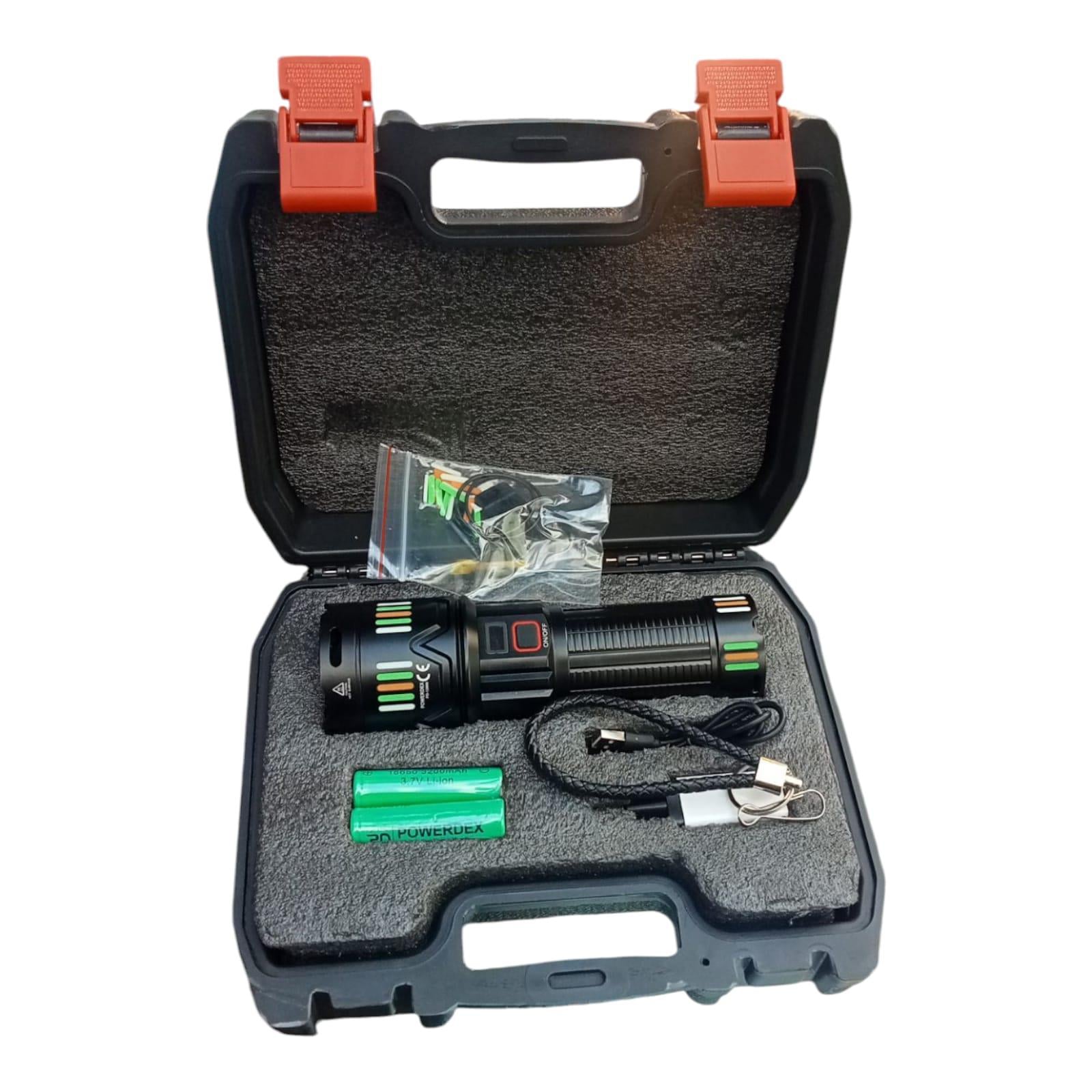 Powerdex Pd-12800 45 Watt 4500 Lümen Zoomlu Profesyonel Avcı El Feneri