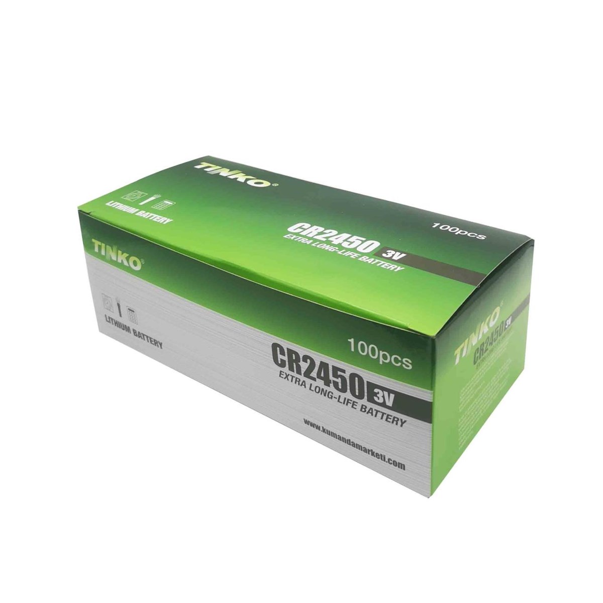 Tinko Cr2450 3V 5'Li Blister Paket Lityum Pil
