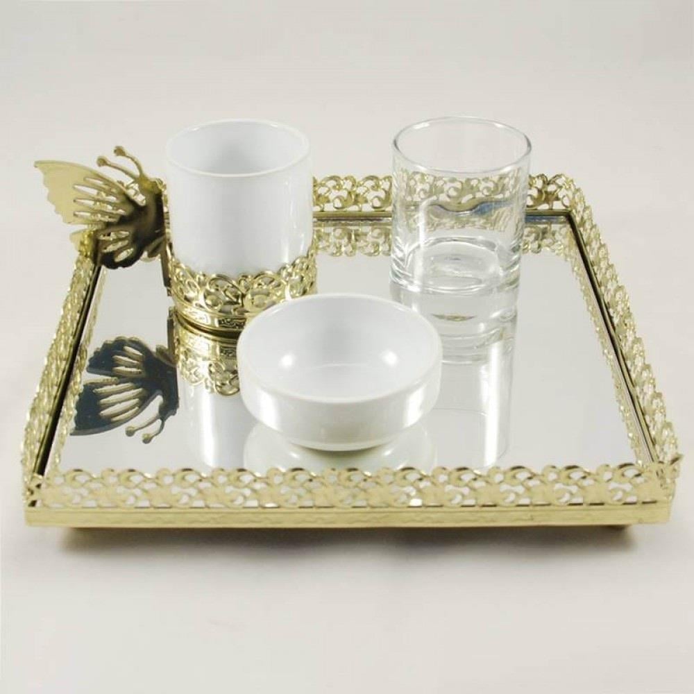 ACR ŞEHZADE TEKLİ KARE TÜRK KAHVE SETİ