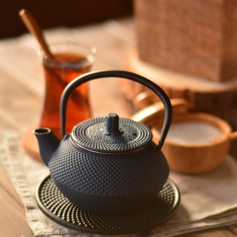 LİNDEN - SÜMBÜL DÖKÜM DEMLİK 300 ML GÖK MAVİ