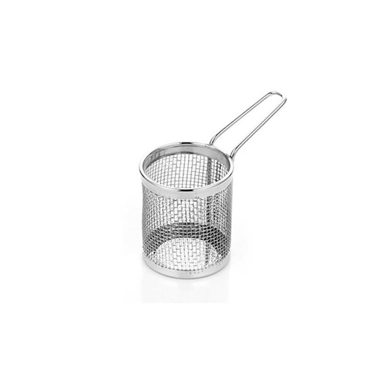 PASLANMAZ MİNİ YUVARLAK FRİTÖZ SEPETİ (8,5*8,5)   